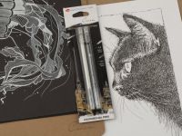 Набор ручек гелевых "Сонет" 0,5 мм, 2 штуки (белая, черная)