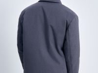 Утепленная куртка с отложным воротником