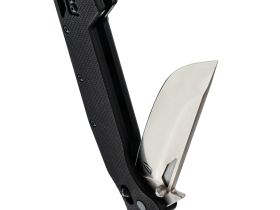 Складной нож Obertech ns-02 Normal straight, сталь VG-10, рукоять G10, черный