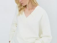 Джемпер из мягкой пряжи с шерстью, Белый