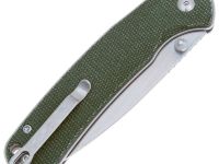 Складной нож CJRB Pyrite Large, сталь AR-RPM9, рукоять микарта зеленая