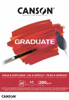 Альбом-склейка для акрила и масла Canson "Graduate" 29,7x42 см 20 л 290 г