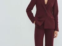 Прямые брюки, Фиолетовый