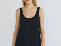 Вязаная майка, Черный