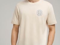 Свободная футболка comfort fit из хлопкового джерси