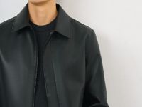 Куртка из искусственной кожи, Черный