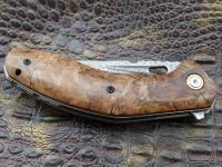 Складной нож Steelclaw Айва, сталь VG10/Damascus, рукоять дерево