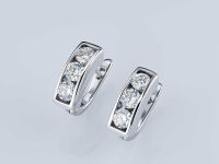 Серьги из белого золота э4712сг02135400