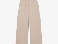 Женские хлопковые спортивные брюки-клёш Lacoste