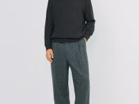 Базовый джемпер с содержанием шерсти, Коричневый