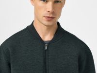 Бомбер на молнии, Серый