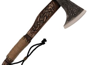 Кованый топор Агисхьяльм малый, резной