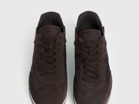 Кроссовки из натуральной замши, Коричневый