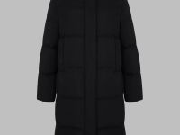 Длинный пуховик с натуральным пухом