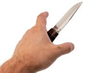 Нож Финка Дог, сталь N690, рукоять граб