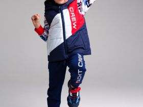 Жилет текстильный с полиуретановым покрытием для мальчиков