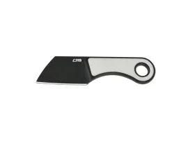 Нож шейный CJRB Chip, сталь AR-RPM9 Black PVD Coating, рукоять G-10 черно-белая
