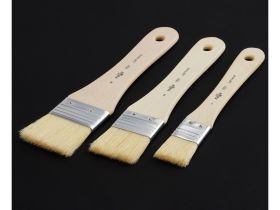 Набор кистей флейцев щетина Гамма, 3 шт., №1, 3, 4