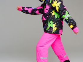 Комплект текстильный с полиуретановым покрытием для девочек: куртка, брюки