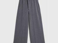 Широкие брюки для девочек, Серый