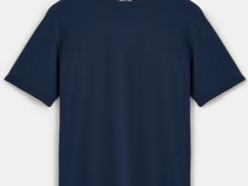 Футболка из хлопка свободного силуэта