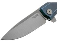 Складной нож LionSteel MT01 BL, сталь M390, рукоять Blue titanium