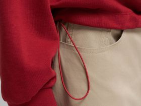 Толстовка свободного кроя из футера