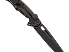 Складной нож НОКС Кугуар, сталь D2, рукоять титан/G10, красный