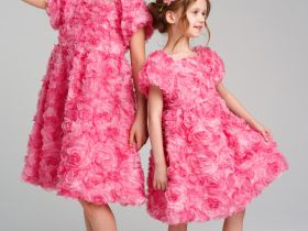 Платье текстильное для девочек