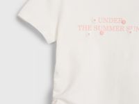 Футболка с кулиской для девочек, Белый