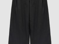 Брюки прямого кроя изо льна