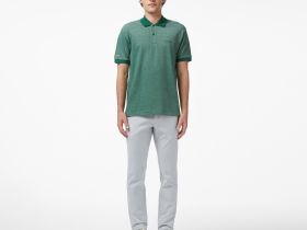 Мужское хлопковое поло Lacoste