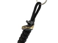 Темляк с бронзовой бусиной Бог Анубис
