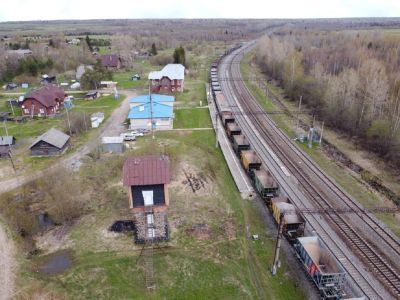 «Комплекс станции Пундуга Вологодско-Архангельской железной дороги», 1890-е гг.