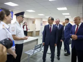 Владимир Колокольцев и Айсен Николаев посетили объекты МВД в Якутске