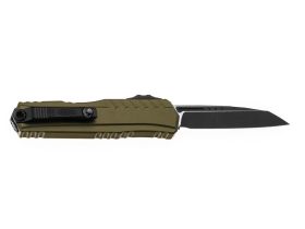 Автоматический нож Microtech Cypher II S/E 1241-1OD, сталь M390, рукоять алюминий, зеленый/черный