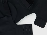 Бесшовный бюстгальтер с формованными чашками, Черный