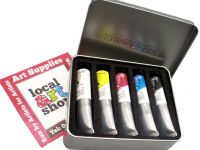 Набор масла Sennelier Test Pack "Rive Gauche" 5 цв*21 мл, жестяная коробка