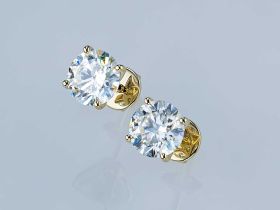 Пусеты из желтого золота э0312пс11231163_white