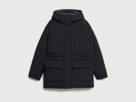 Пуховик для девочек, Черный