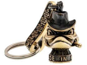 Брелок Утка, бронза