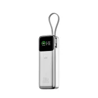 Внешний аккумулятор WiWU Mega 20000mAh 130W кабель Type-C (PM301) (серебристый)