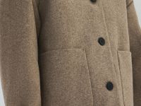 Куртка из пальтовой ткани, Бежевый