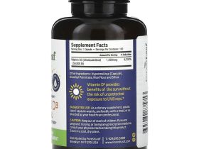 Forest Leaf, Витамин D3, 50 000 МЕ, 120 растительных капсул