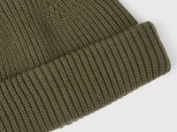 Шапка-бини с отворотом, Зеленый