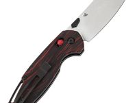 Складной нож Tenable Model 6, сталь 14C28N, рукоять G10 черно-красная