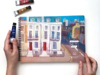 Скетчбук для акрила, гуаши и смешанных техник Малевичъ MIX MEDIA 21х20 см 20 л 360 г