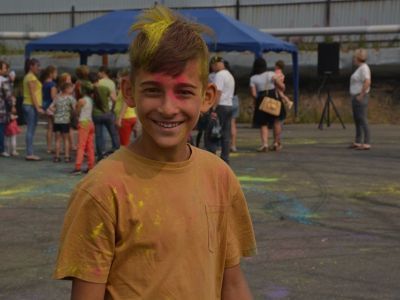 Индийский Холи в Алдане