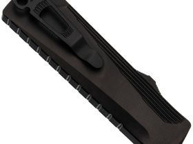 Фронтальный автоматический нож Daggerr Кощей All Black, сталь D2, рукоять алюминий