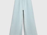 Джинсы Wide leg для девочек, Голубой